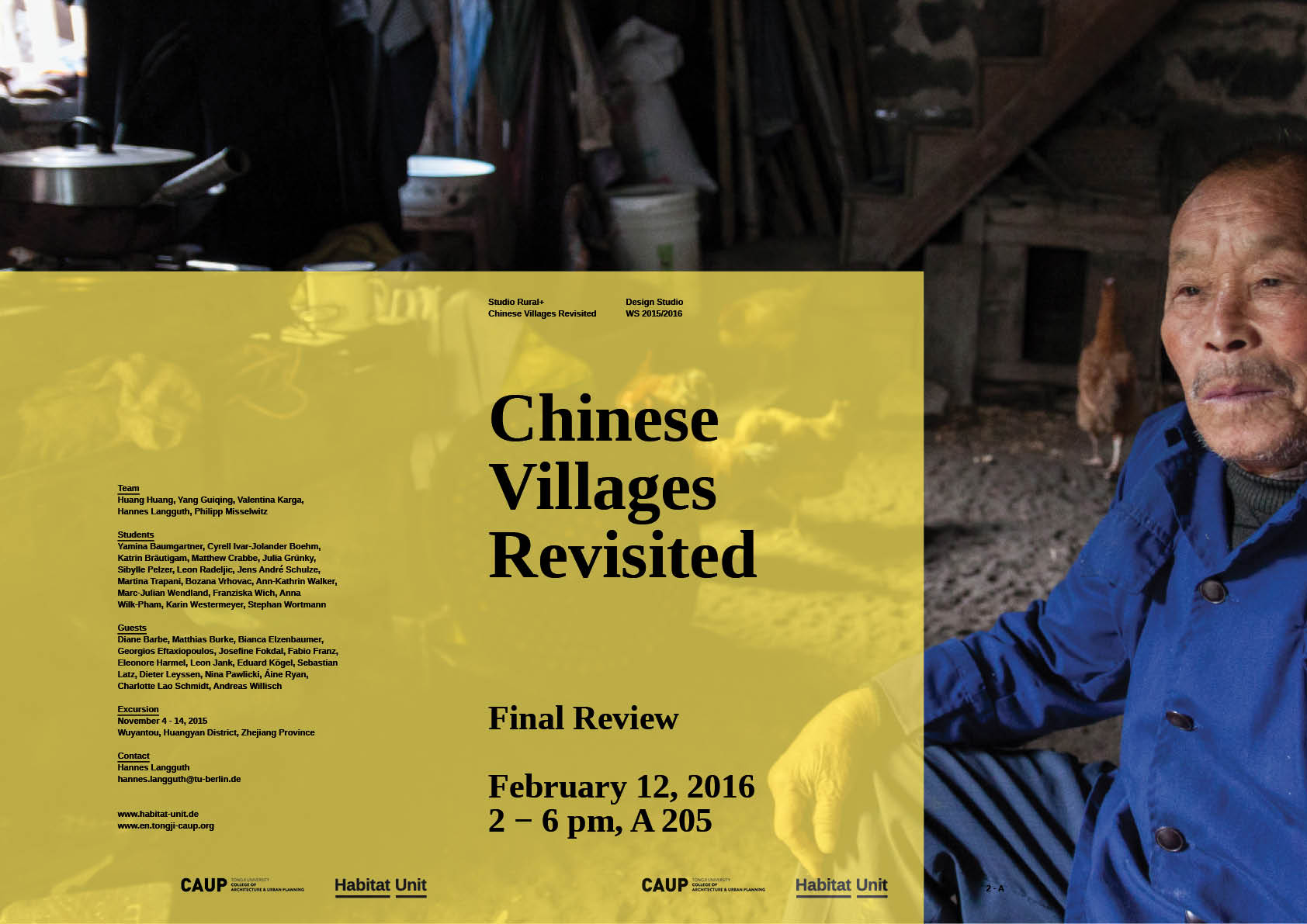 Final Review Chinese Villages Revisited Plakat