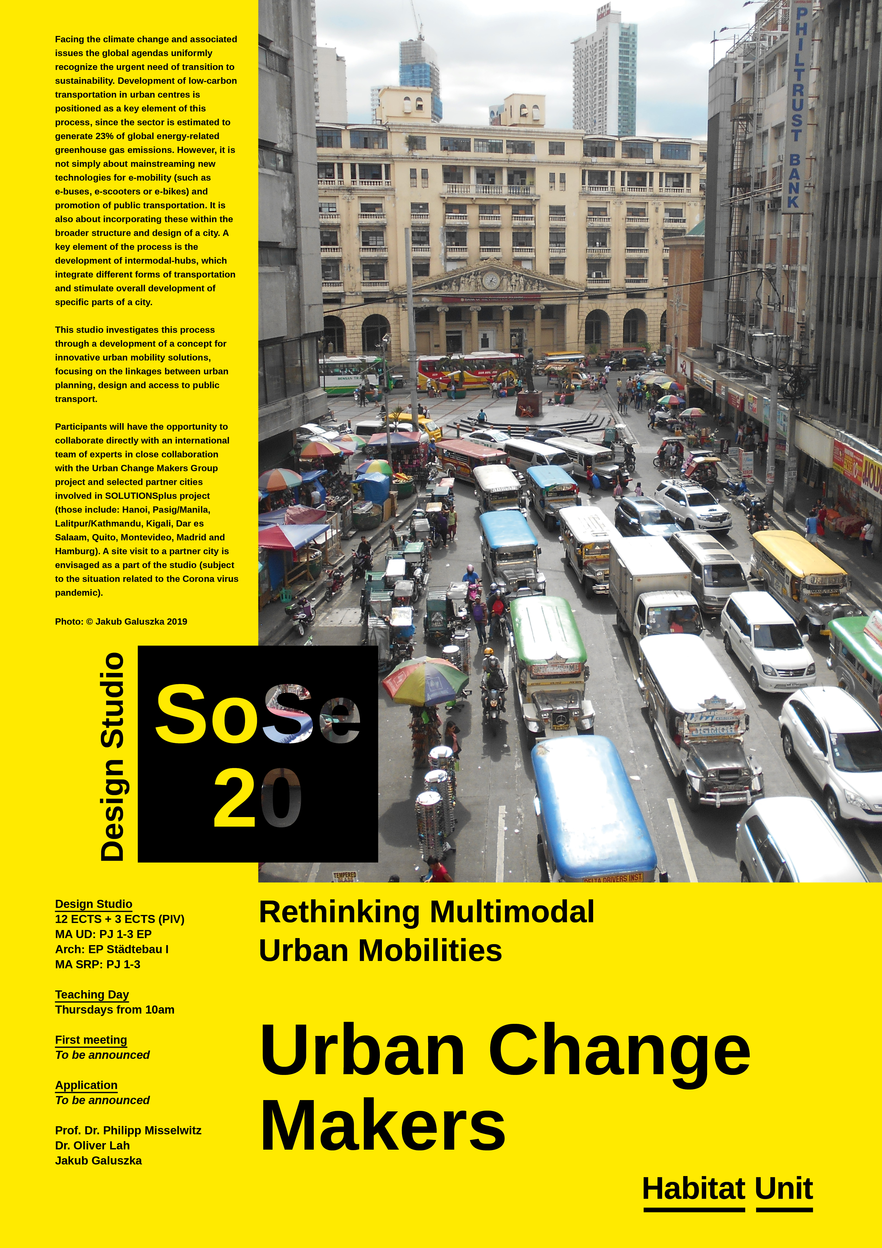 Urban Change Makers Poster
