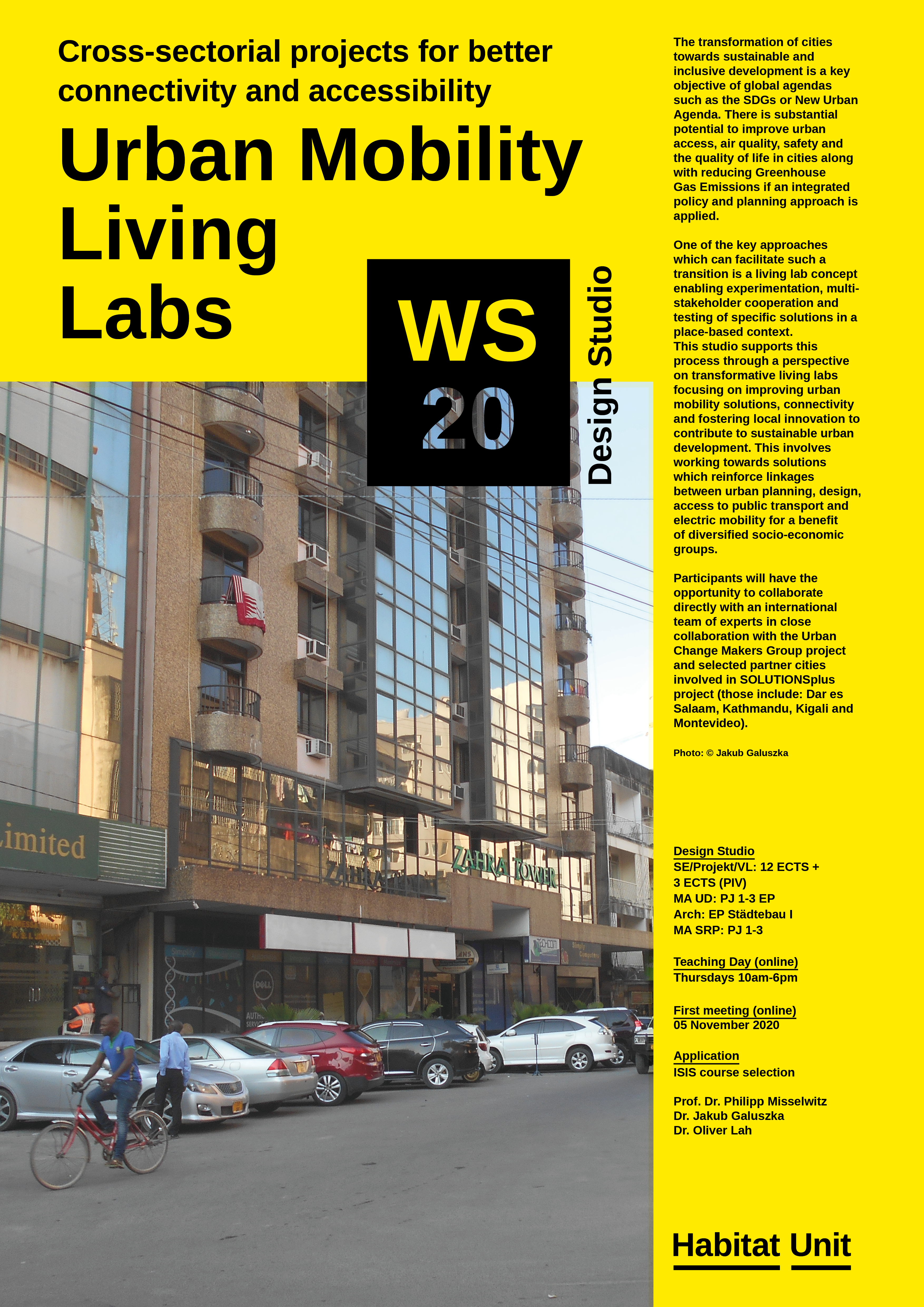 Urban Mobility Living Labs Poster Neu