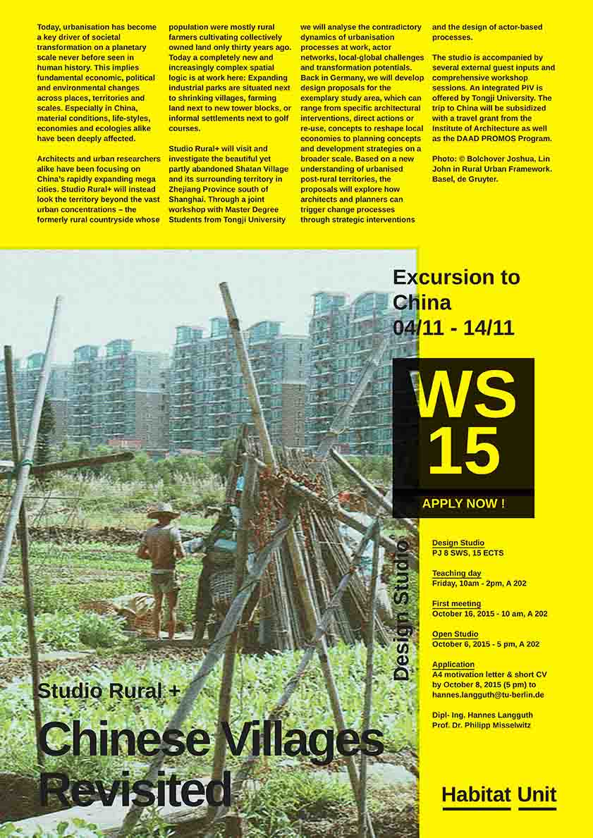 WS 1516 - Studio Rural + - Poster