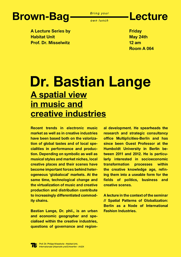 Brown Bag - Bastian Lange - Poster