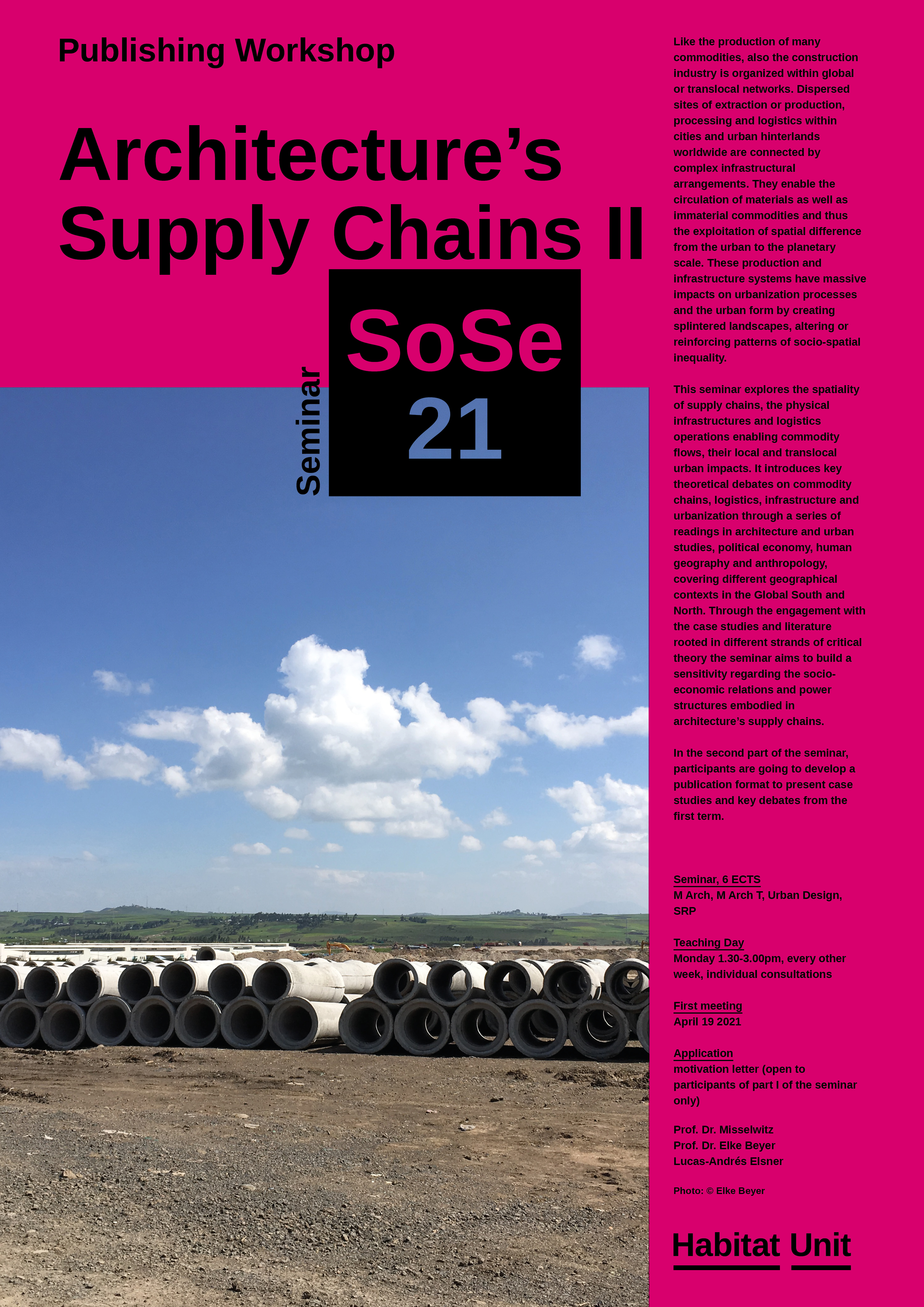 Architecture's Supply Chains II Poster