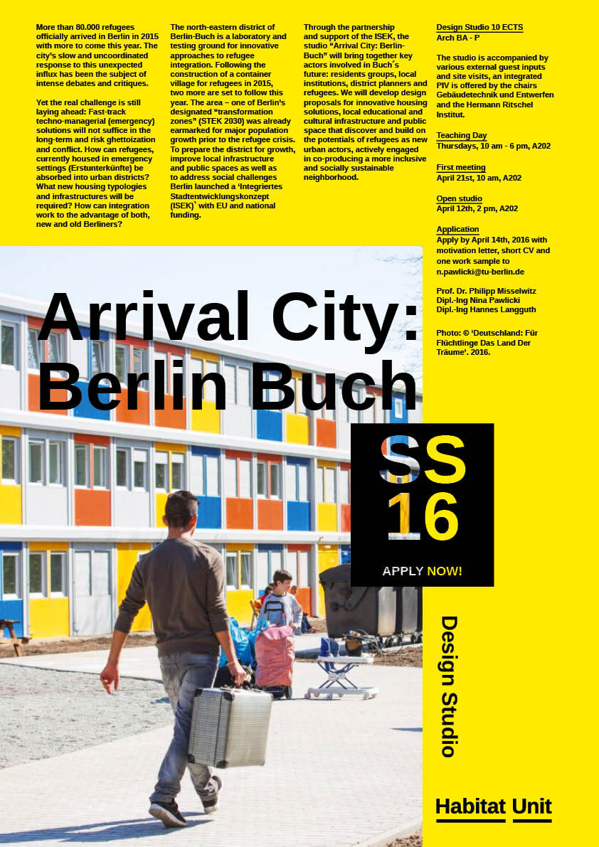 SS 2016 - Arrival City- Poster