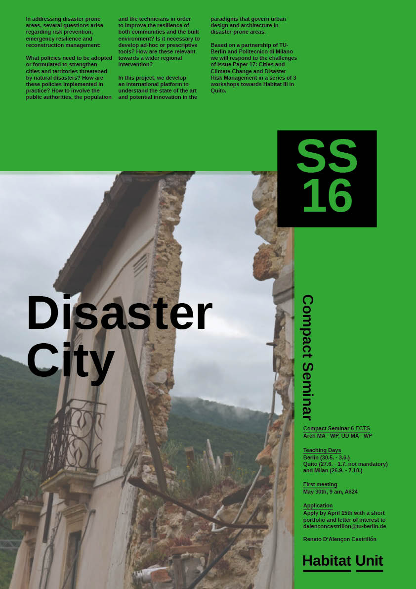 SS 2016 - Disaster City - Poster