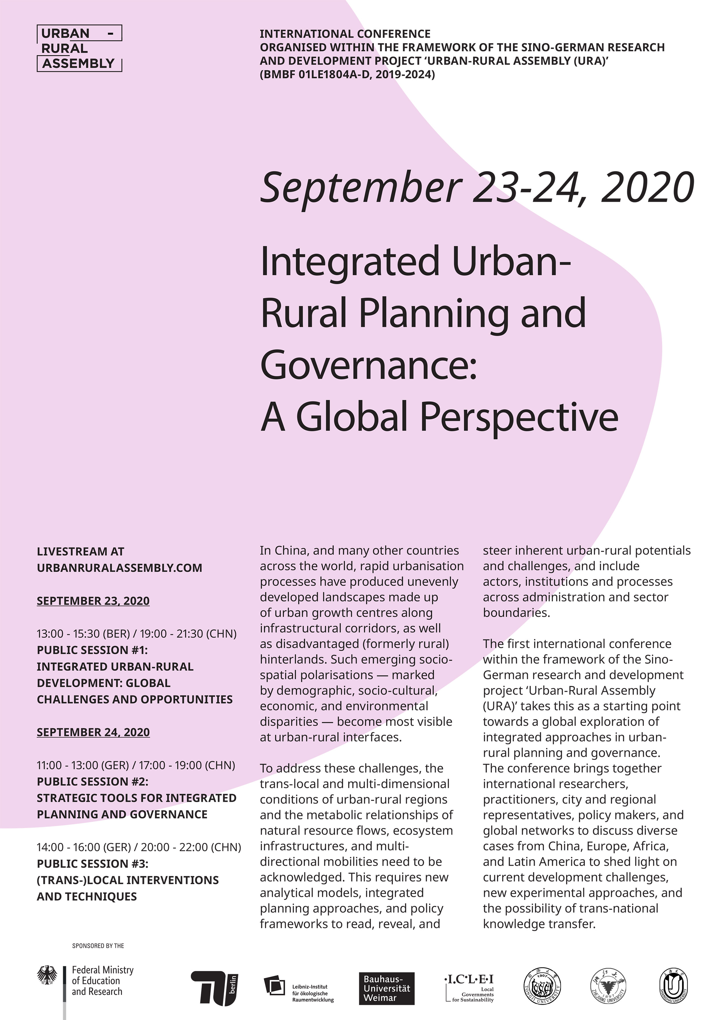 URA Conference 2020 Poster Pink