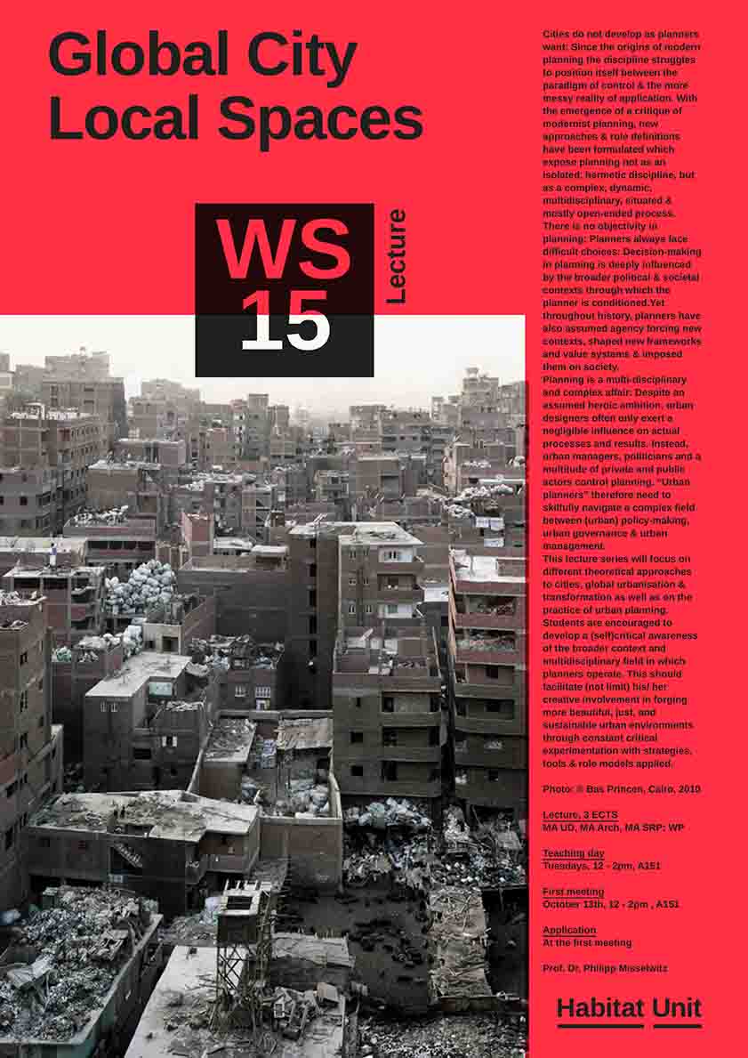 WS 1516 - Global City Local Spaces - Poster