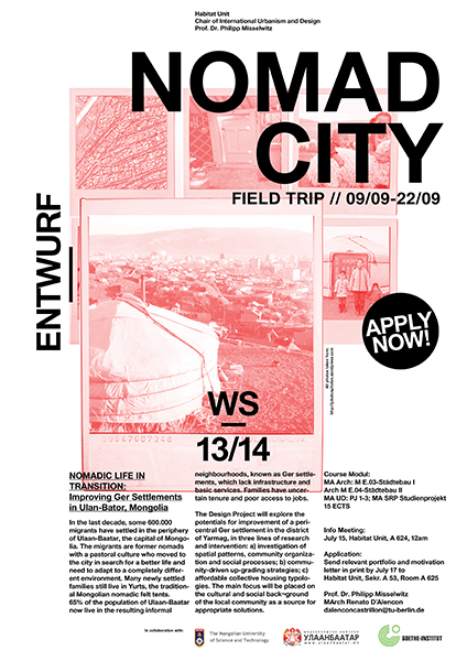 WS 2013/2014 - Nomad City - Poster